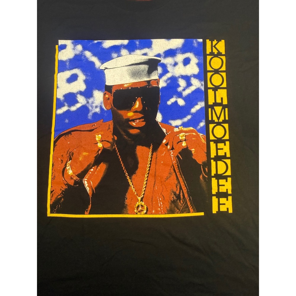 Control Los Angeles Kool Moe Dee Graphic T-Shirt Mens XL Black Hip Hop Rap Tee